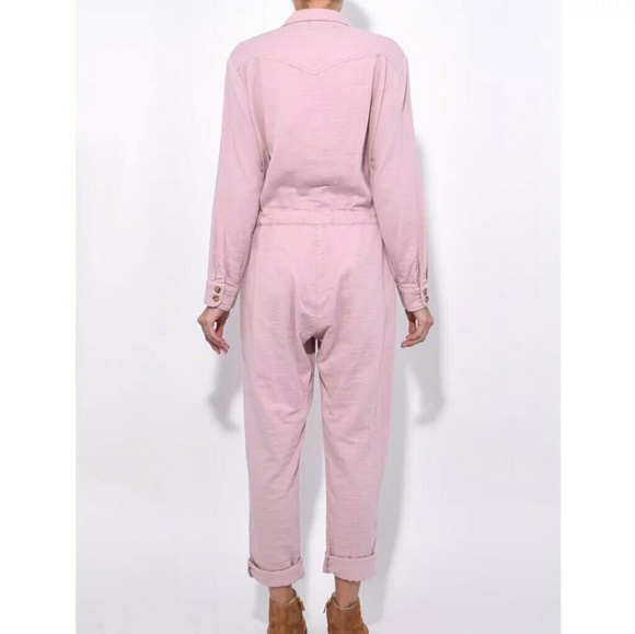 🌟SOLD ON EBAY🌟XIRENA WILSON JUMPSUIT PINK - Picture 2 of 8